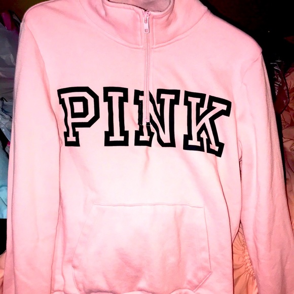 PINK Victoria's Secret Tops - PINK half zip pullover